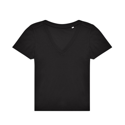 T-shirt con scollo a V da donna - cod. RWB213F